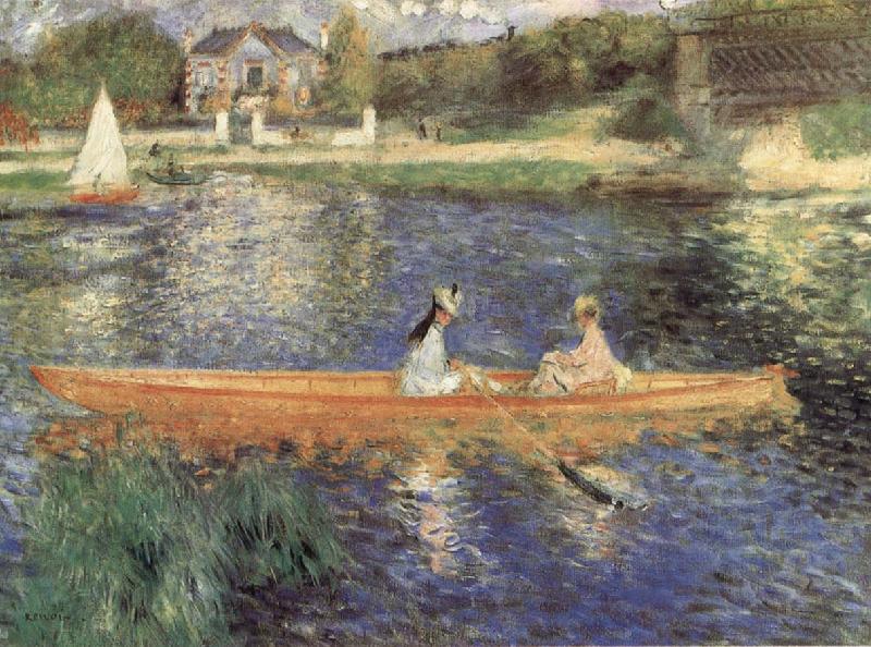 Pierre-Auguste Renoir The Senie at Asnieres